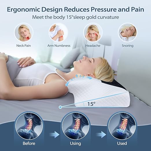 Cervical Contour Memory Foam Pillow