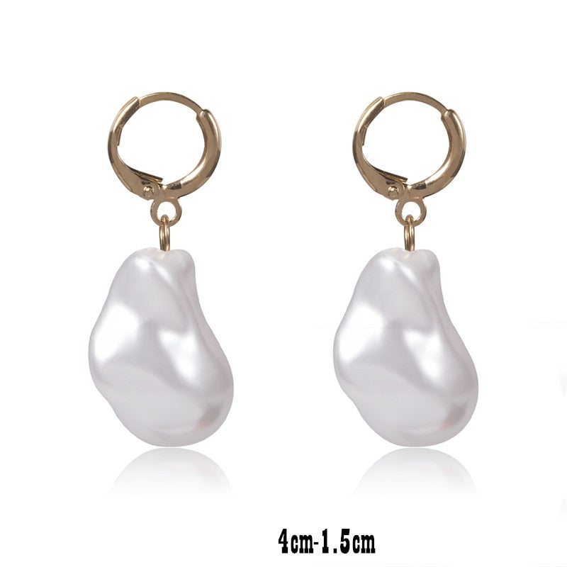 Handcrafted Pearl Earrings
