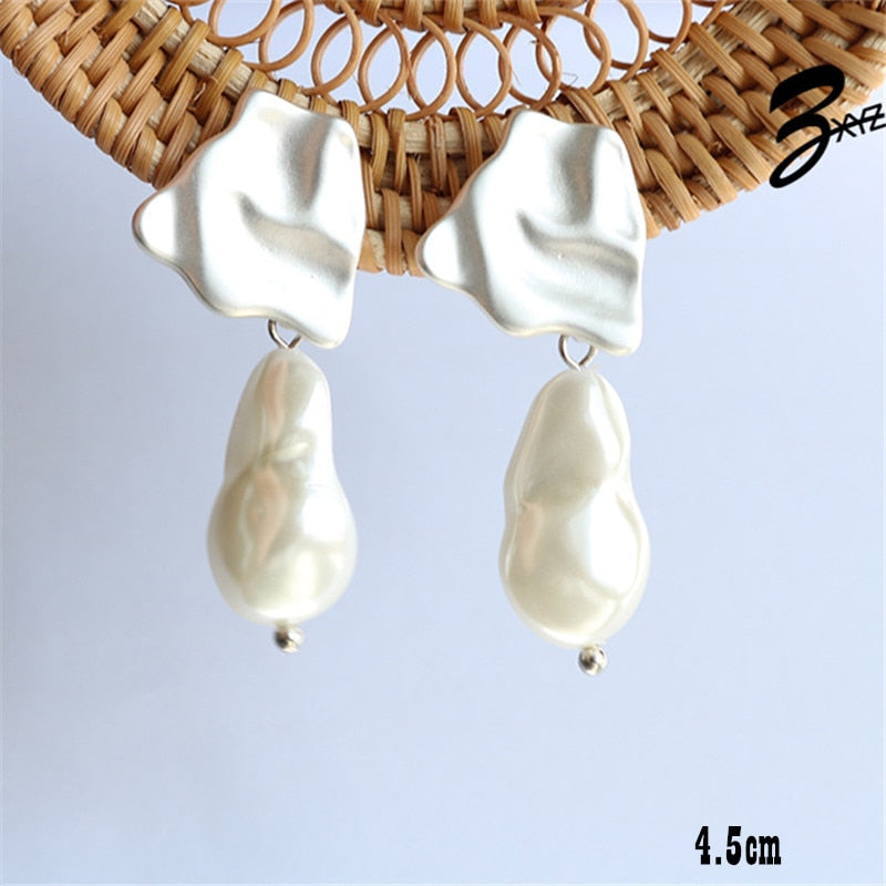 Handcrafted Pearl Earrings