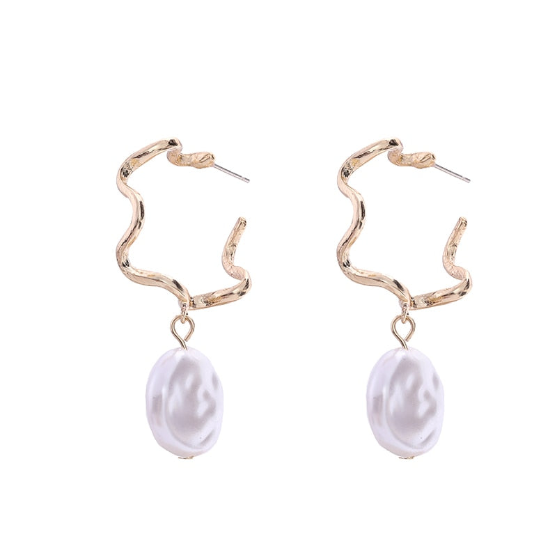 Handcrafted Pearl Earrings