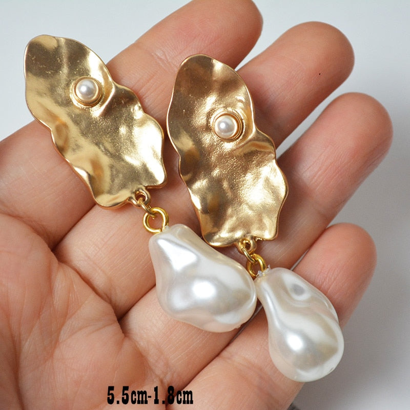 Handcrafted Pearl Earrings