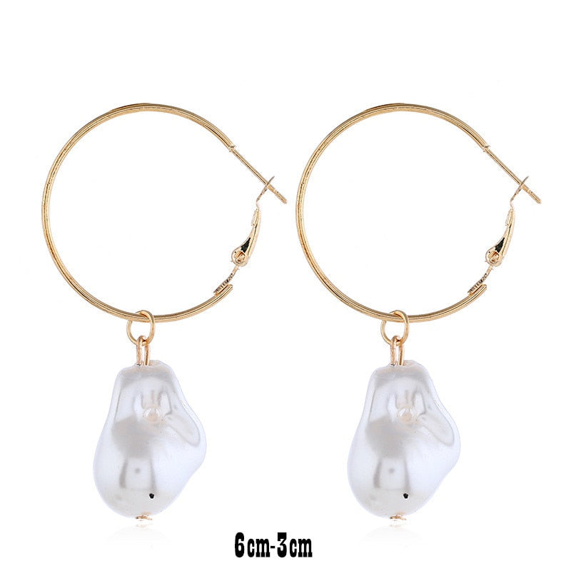 Handcrafted Pearl Earrings