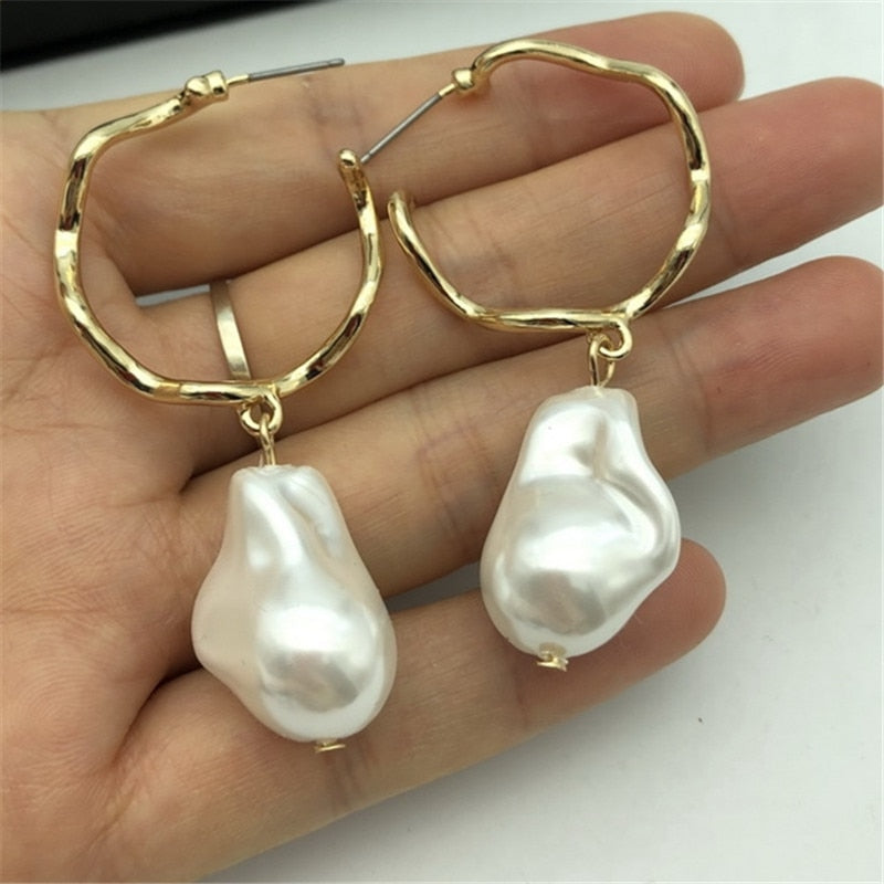 Handcrafted Pearl Earrings