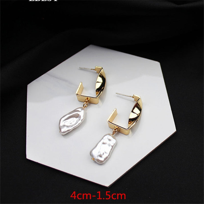Handcrafted Pearl Earrings