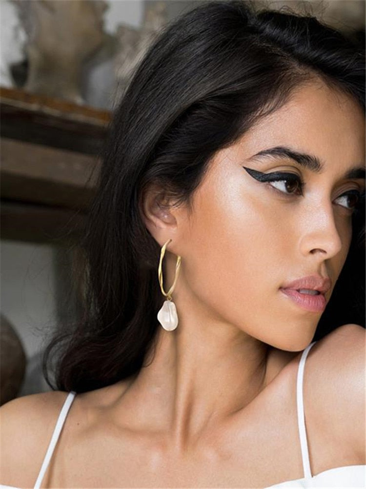 Handcrafted Pearl Earrings