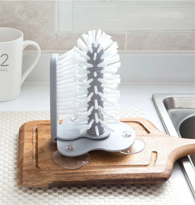 2 in 1 Cup Cleaning Suction Brush