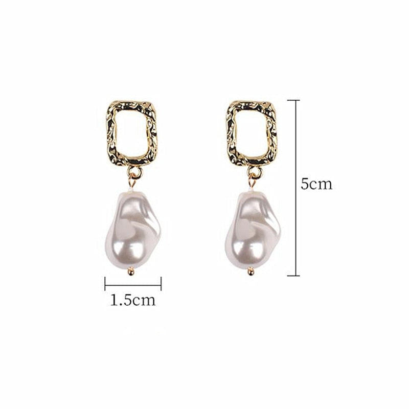 Handcrafted Pearl Earrings