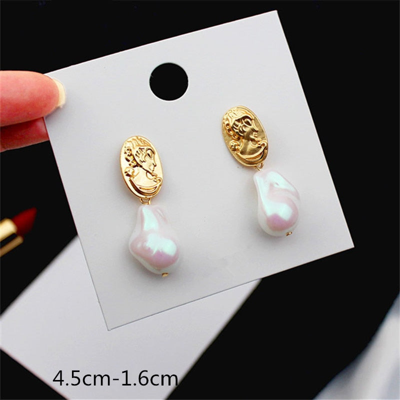 Handcrafted Pearl Earrings