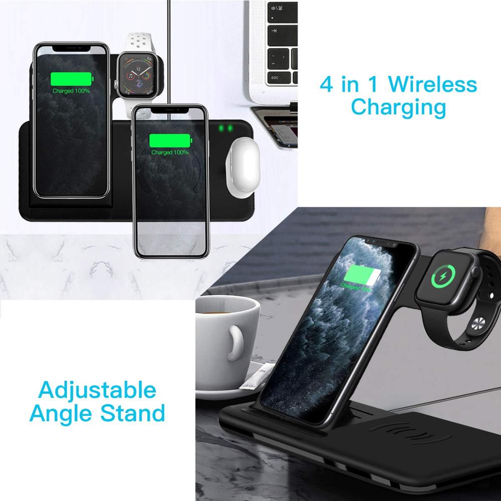 Wireless Charger Stand For iPhone, Apple Watch, Airpods Pros & Pen