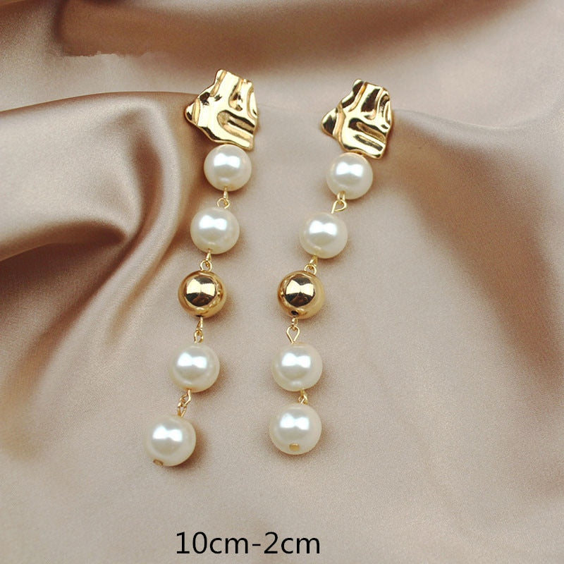 Handcrafted Pearl Earrings