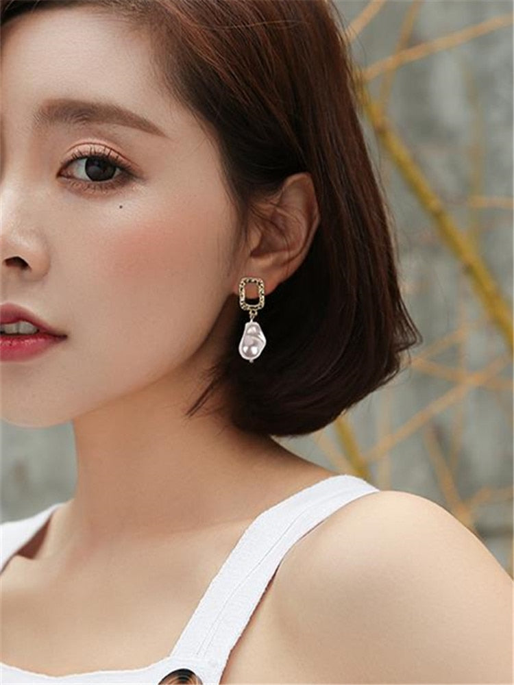 Handcrafted Pearl Earrings