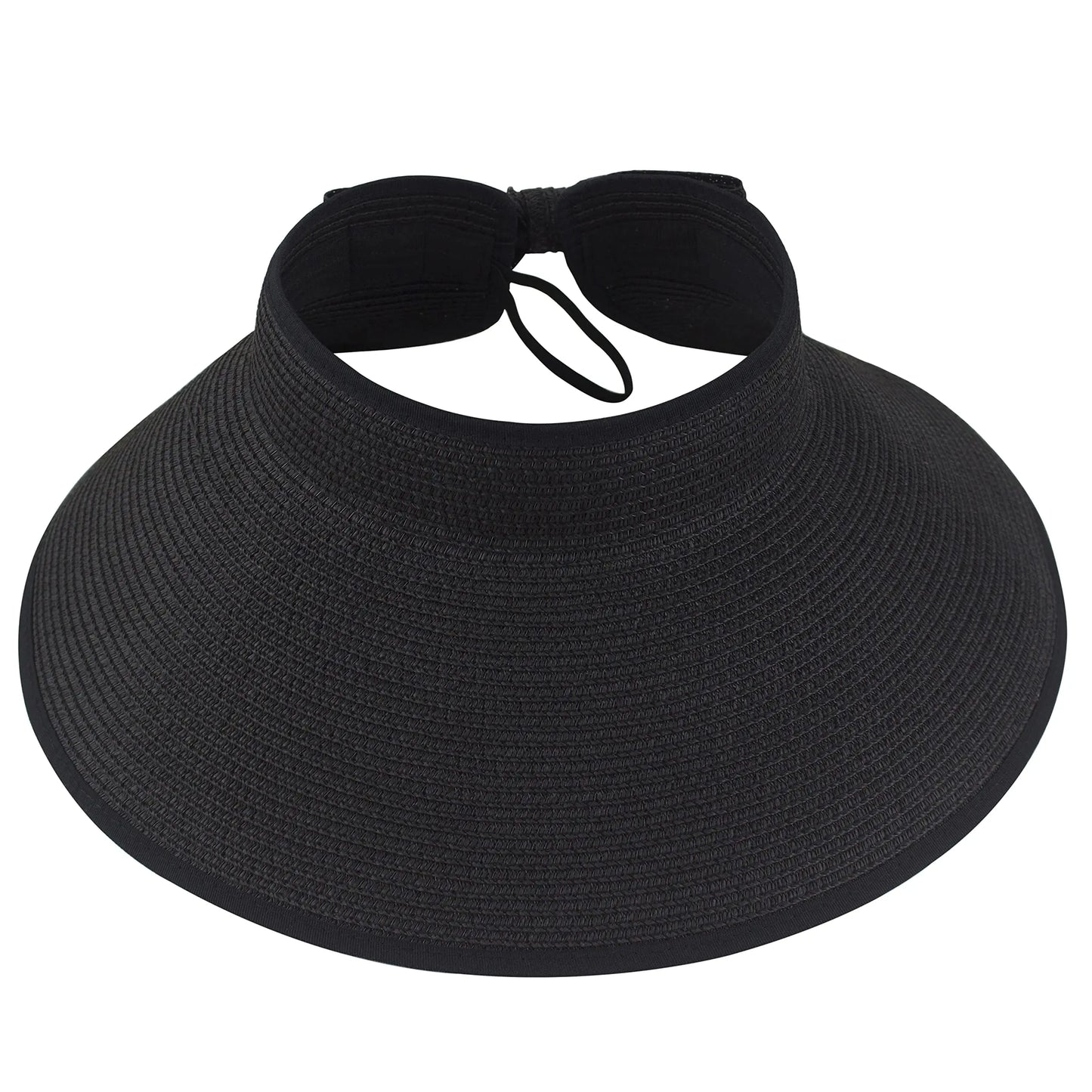 Wide Brim Roll Up Straw Hat