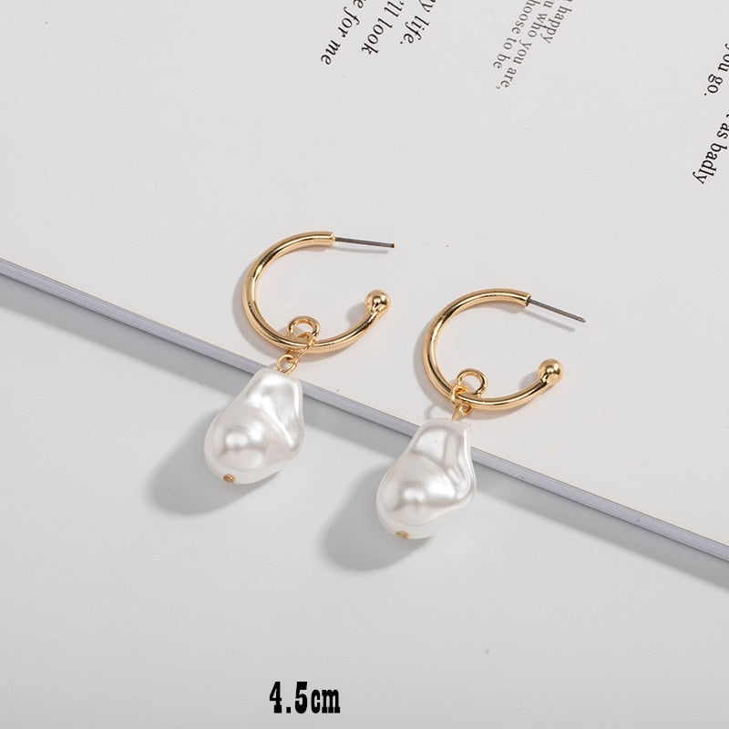 Handcrafted Pearl Earrings