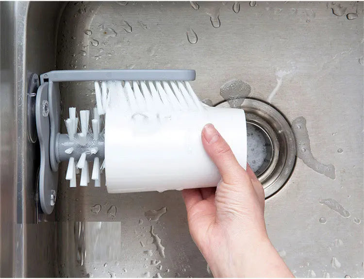 2 in 1 Cup Cleaning Suction Brush