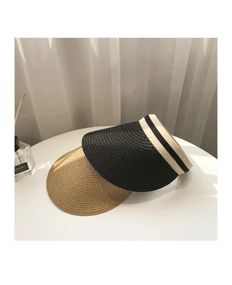 Straw Wide Brim Visor