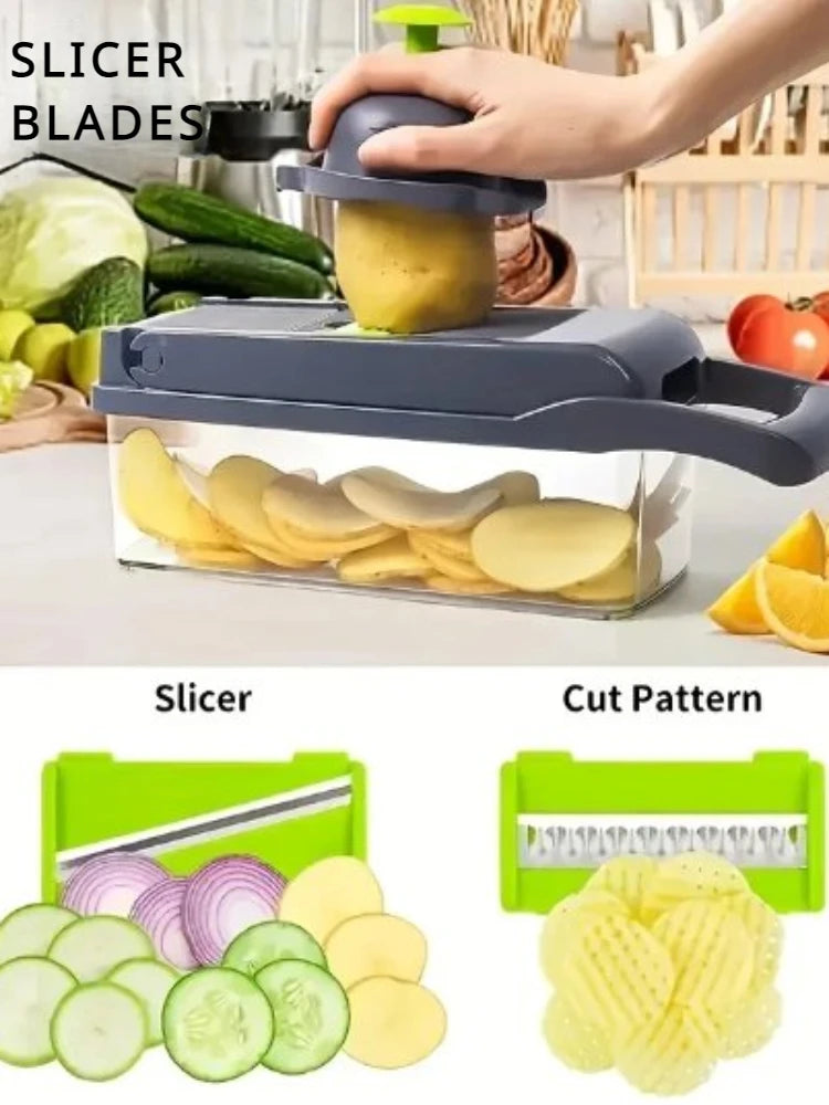 16 in 1 Multifunctional Vegetable Chopper