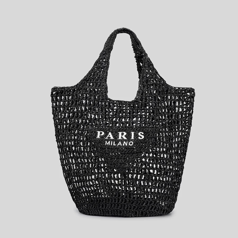 Straw Woven Beach Tote