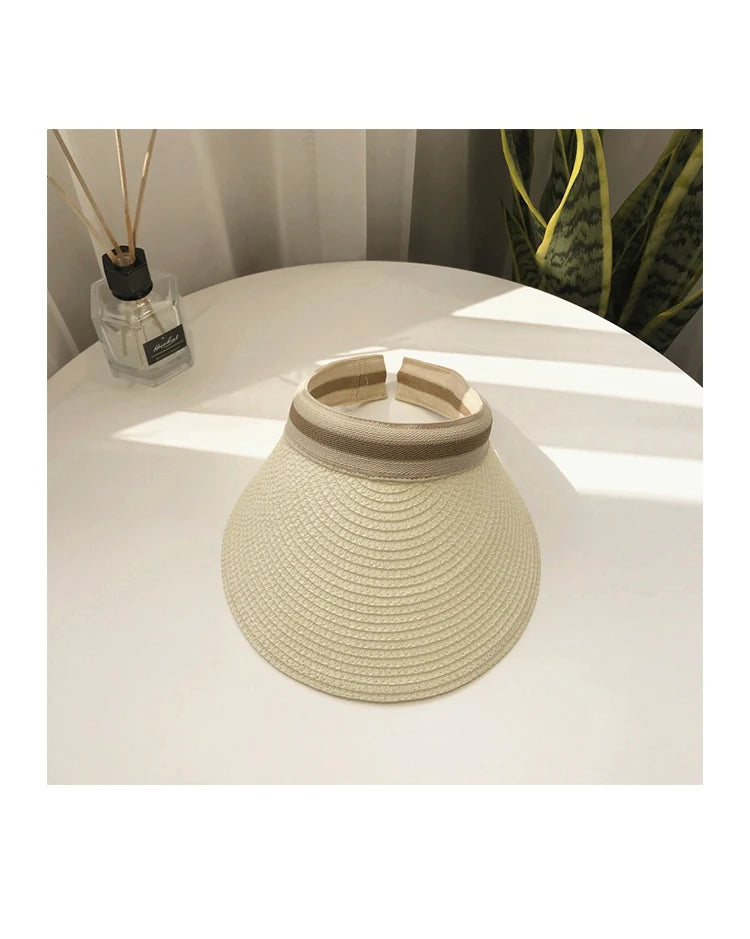 Straw Wide Brim Visor