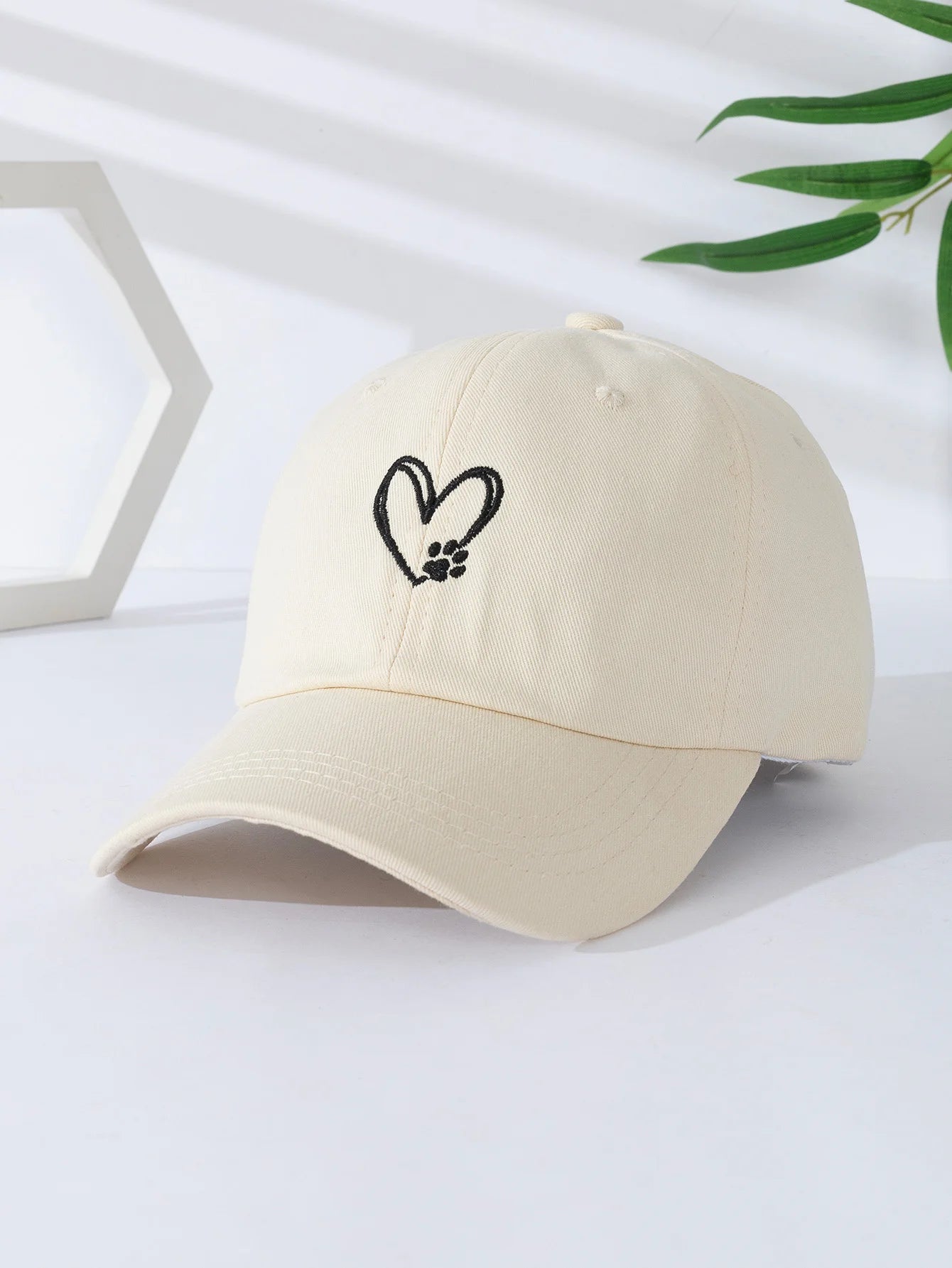 Heart & Paw Print Baseball Cap