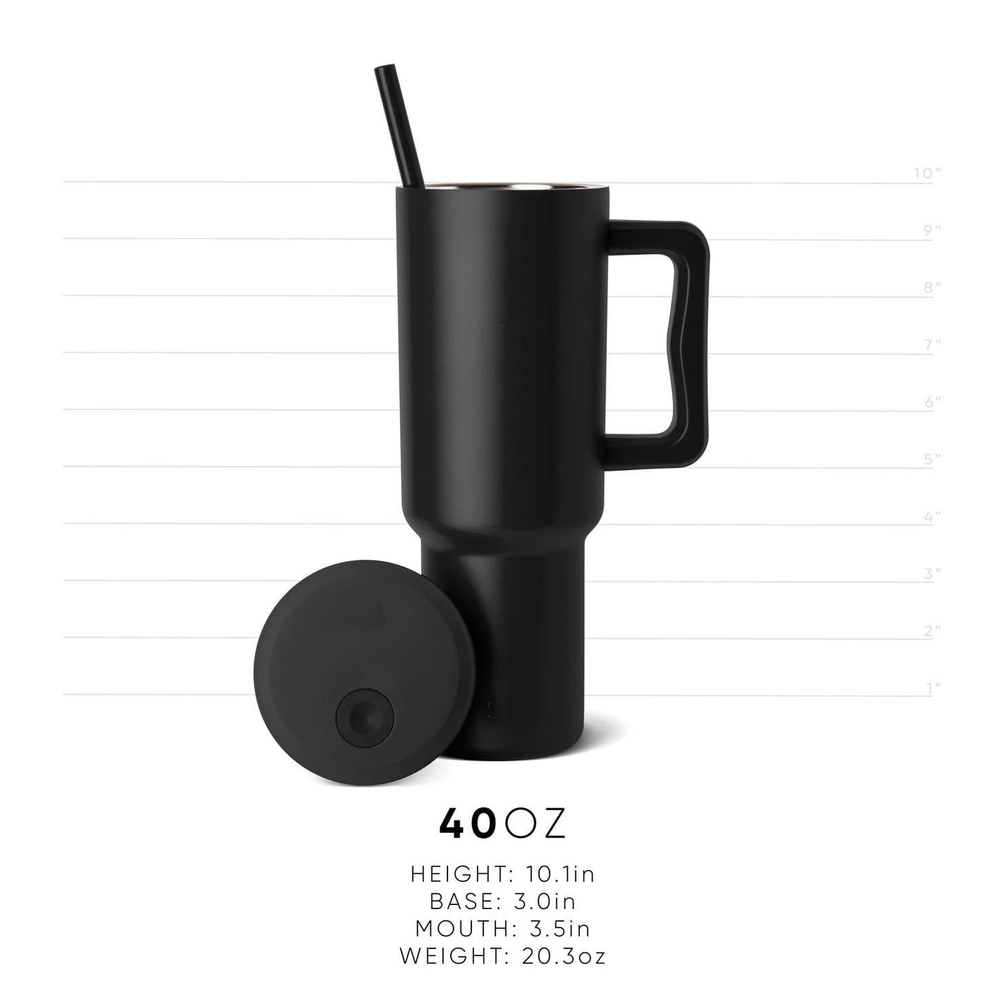 40 oz Tumbler with Handle