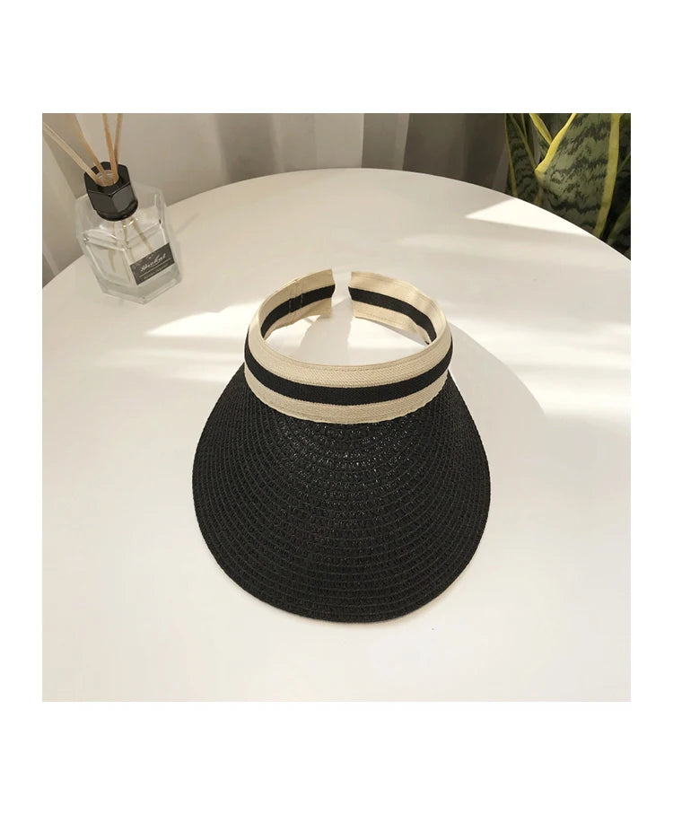 Straw Wide Brim Visor