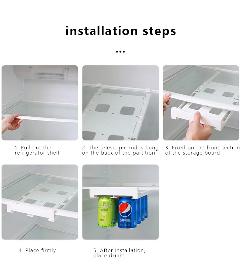 Hanging Refrigerator Can Dispenser
