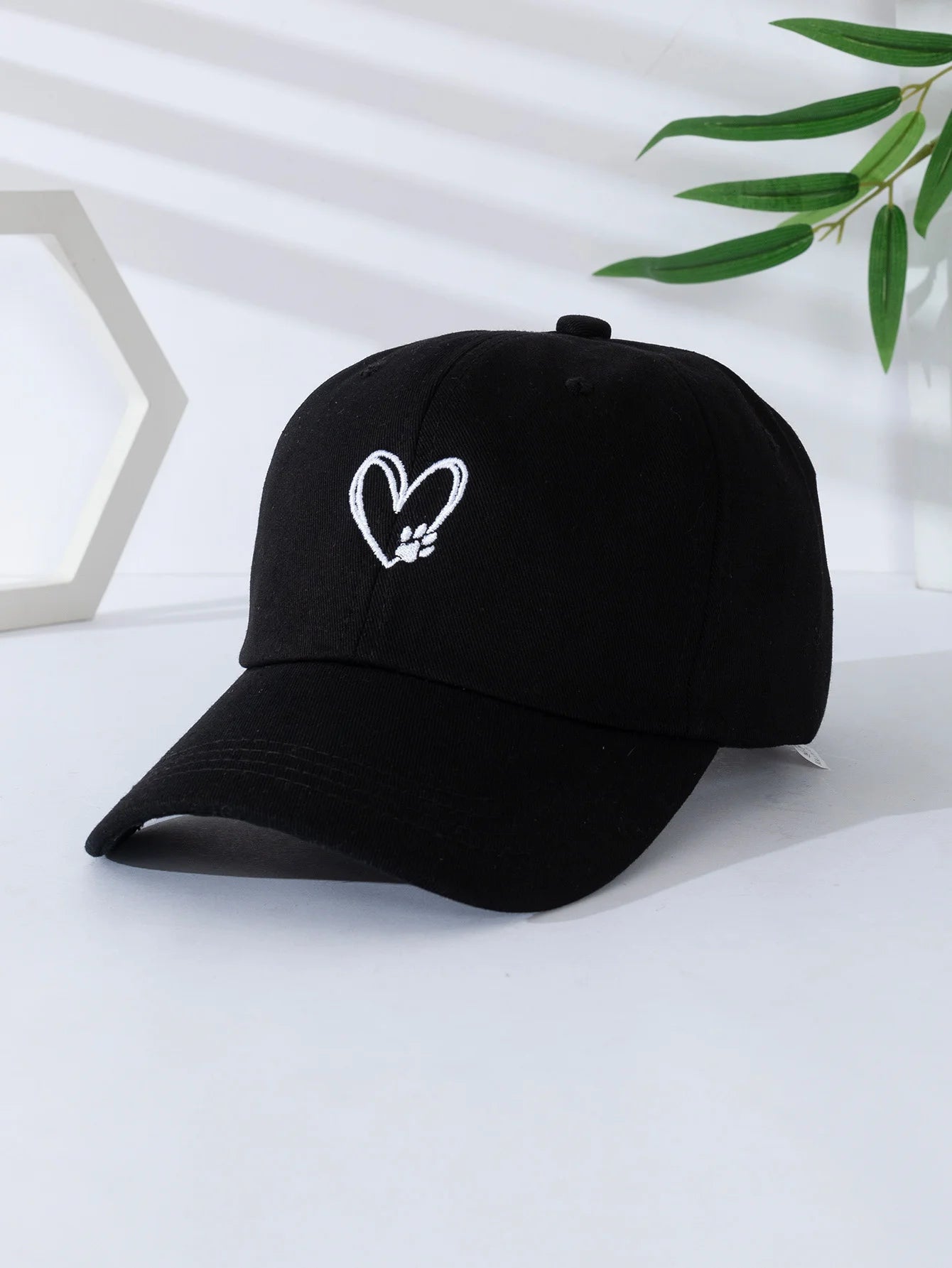 Heart & Paw Print Baseball Cap
