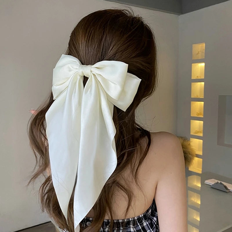 Large Ribbon Hair Clip