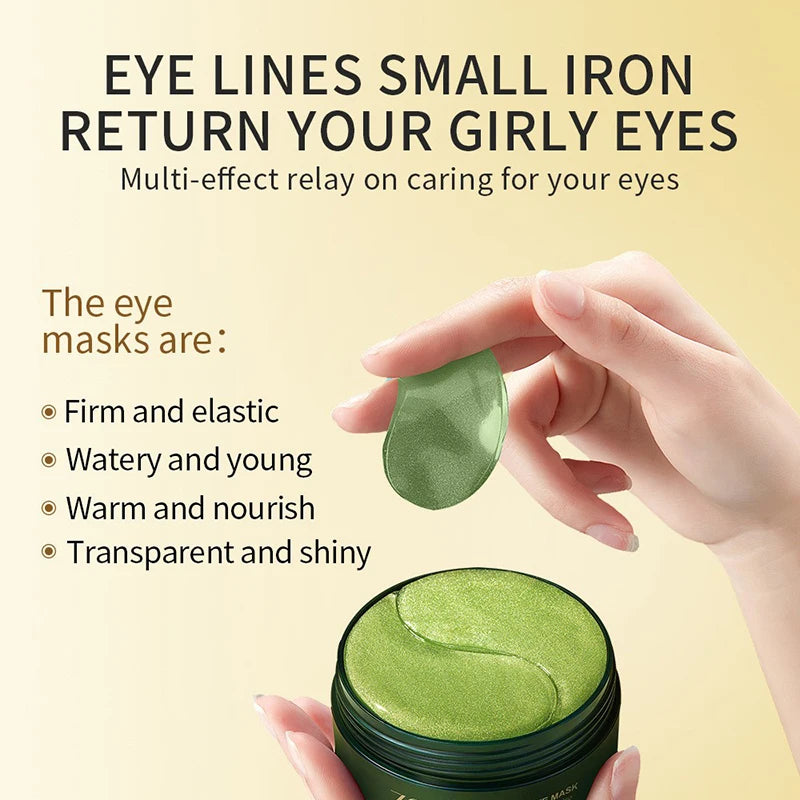 24K Gold Eye Mask- Reduce Puffy Eyes, Dark Circles and Eye Bags