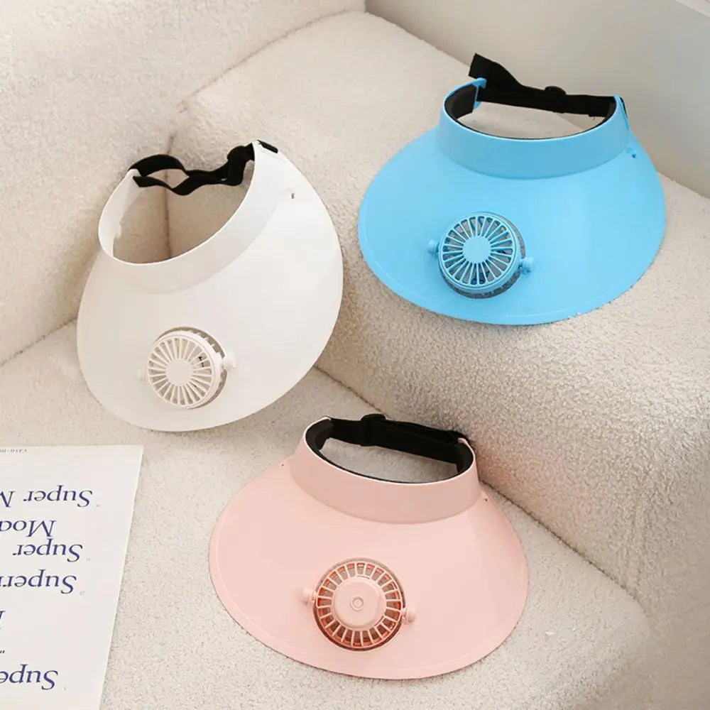Sun Visor with Built In Fan