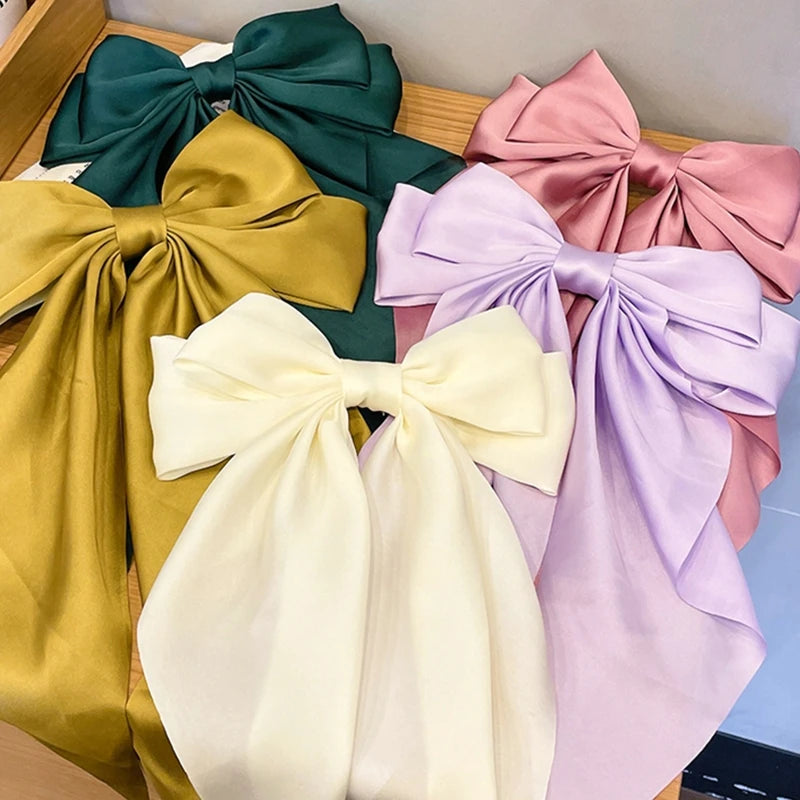 Large Ribbon Hair Clip