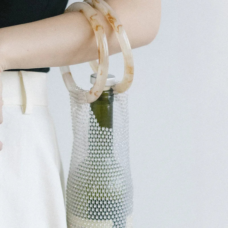 Shiny Diamond Wine Carrying Bag