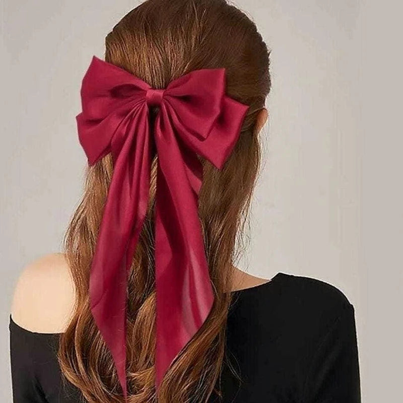 Large Ribbon Hair Clip