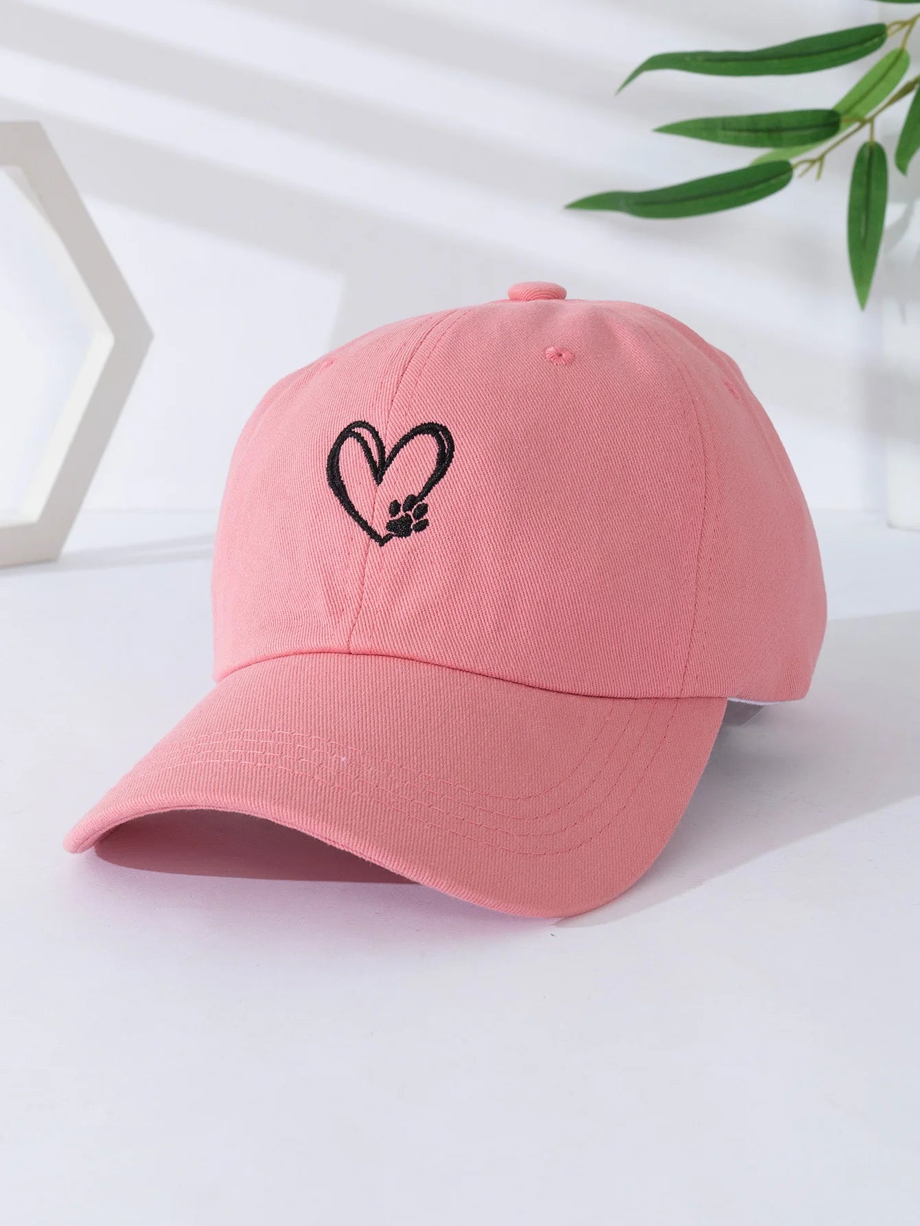 Heart & Paw Print Baseball Cap