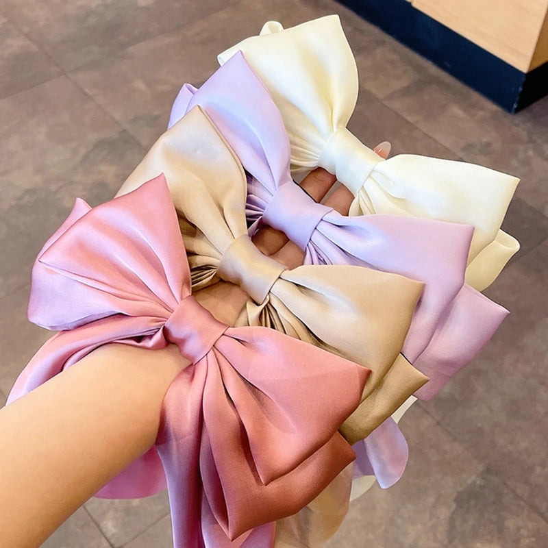 Large Ribbon Hair Clip
