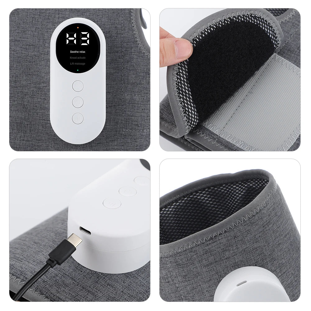 Electric 360° Wireless Air Pressure Calf Massager for Leg Circulation and Swelling Pain Relief