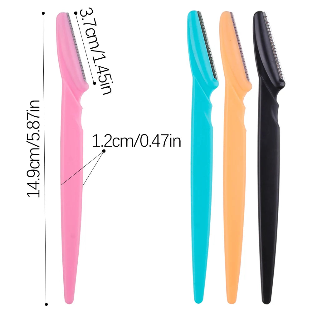 Women's Multipurpose Exfoliating Dermaplaning Tool, Eyebrow Razor, and Facial Razor