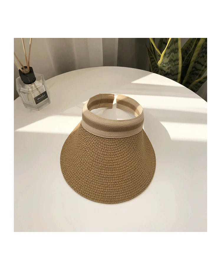 Straw Wide Brim Visor