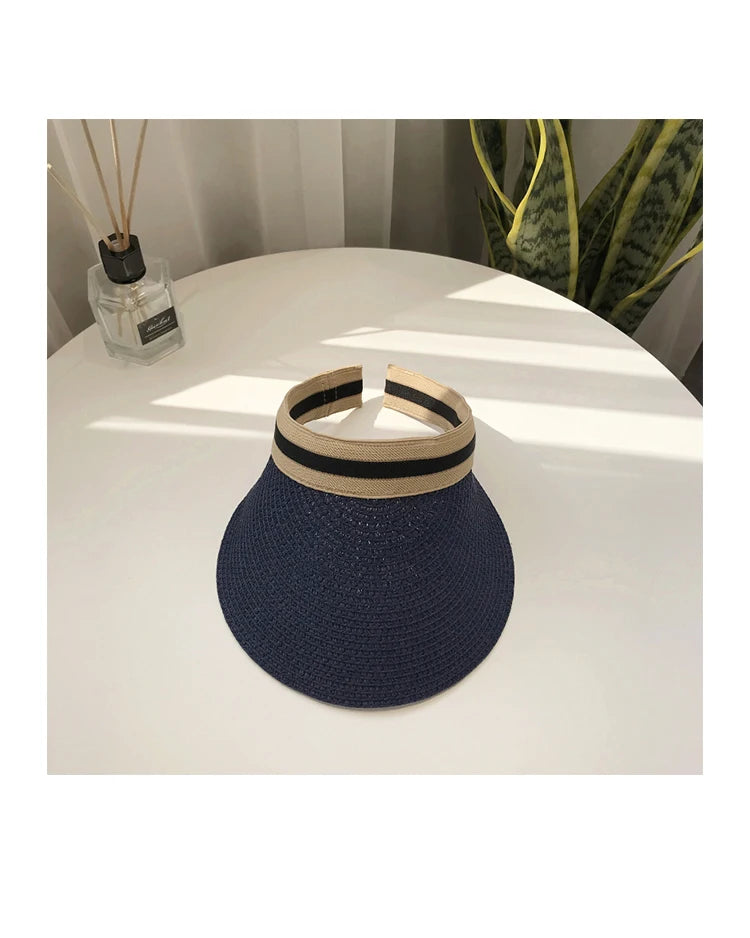 Straw Wide Brim Visor