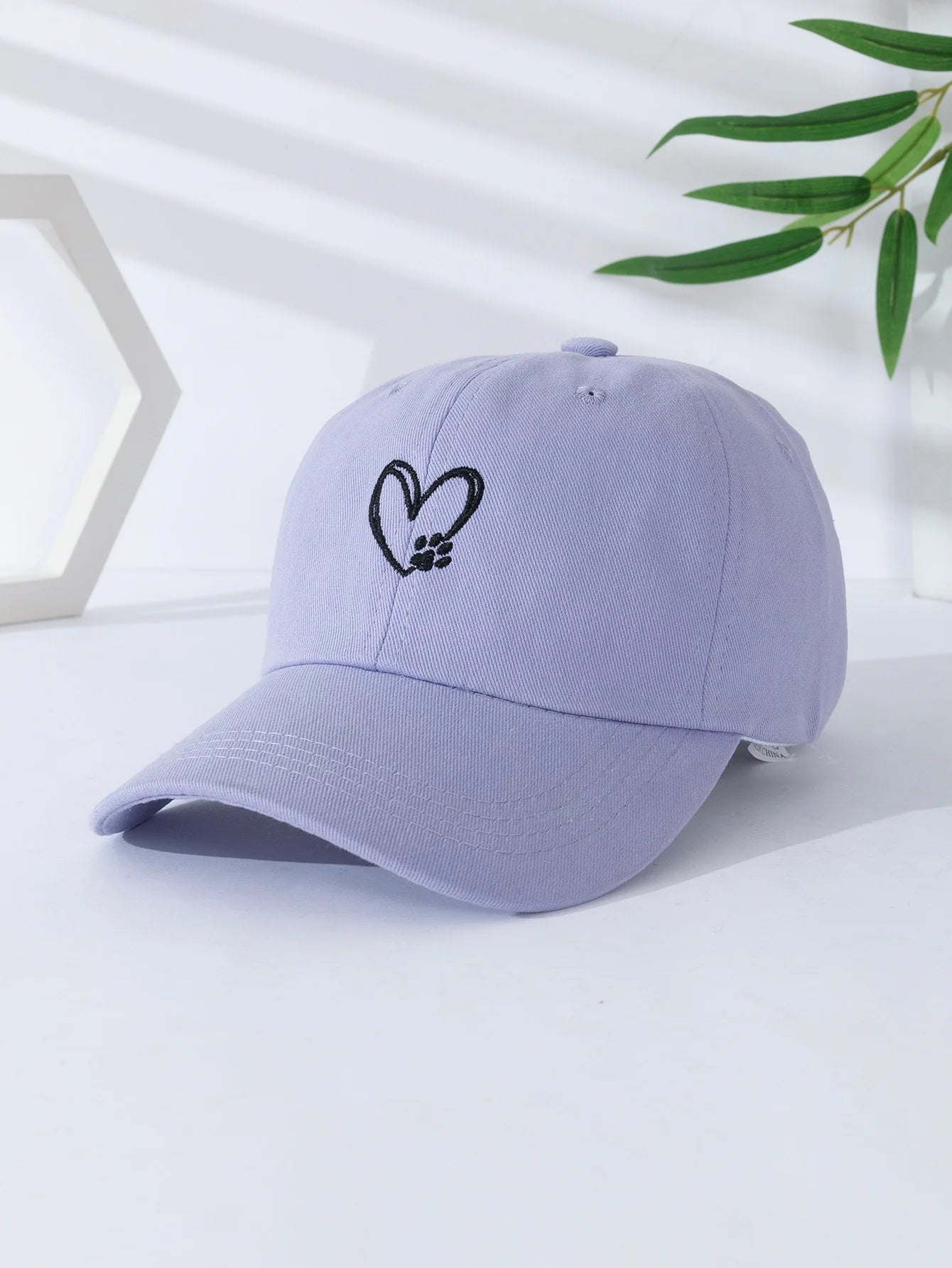 Heart & Paw Print Baseball Cap