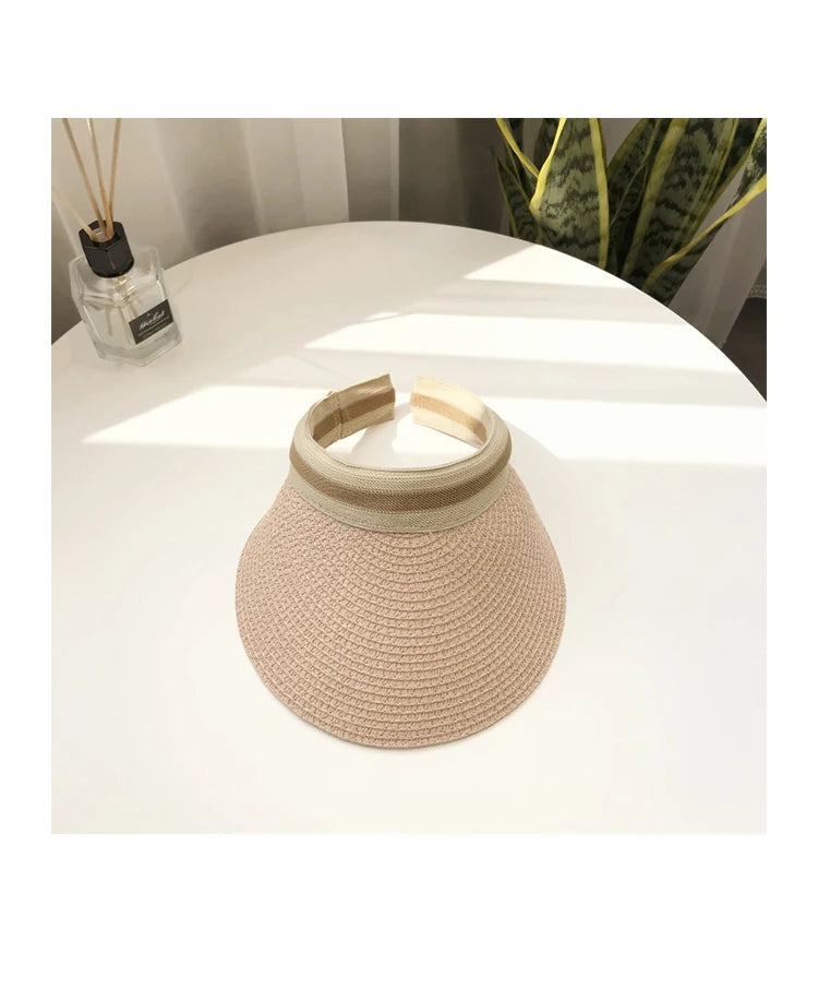 Straw Wide Brim Visor