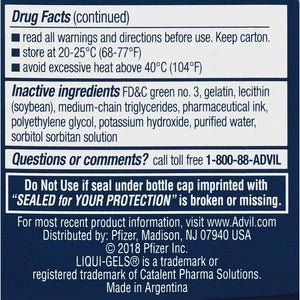 Advil Travel Pack