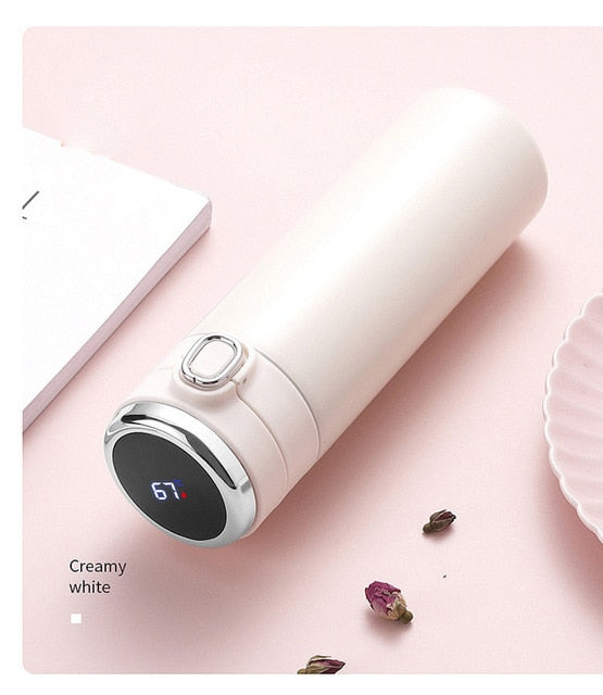 Stainless Steel Smart Temperature Display Thermos