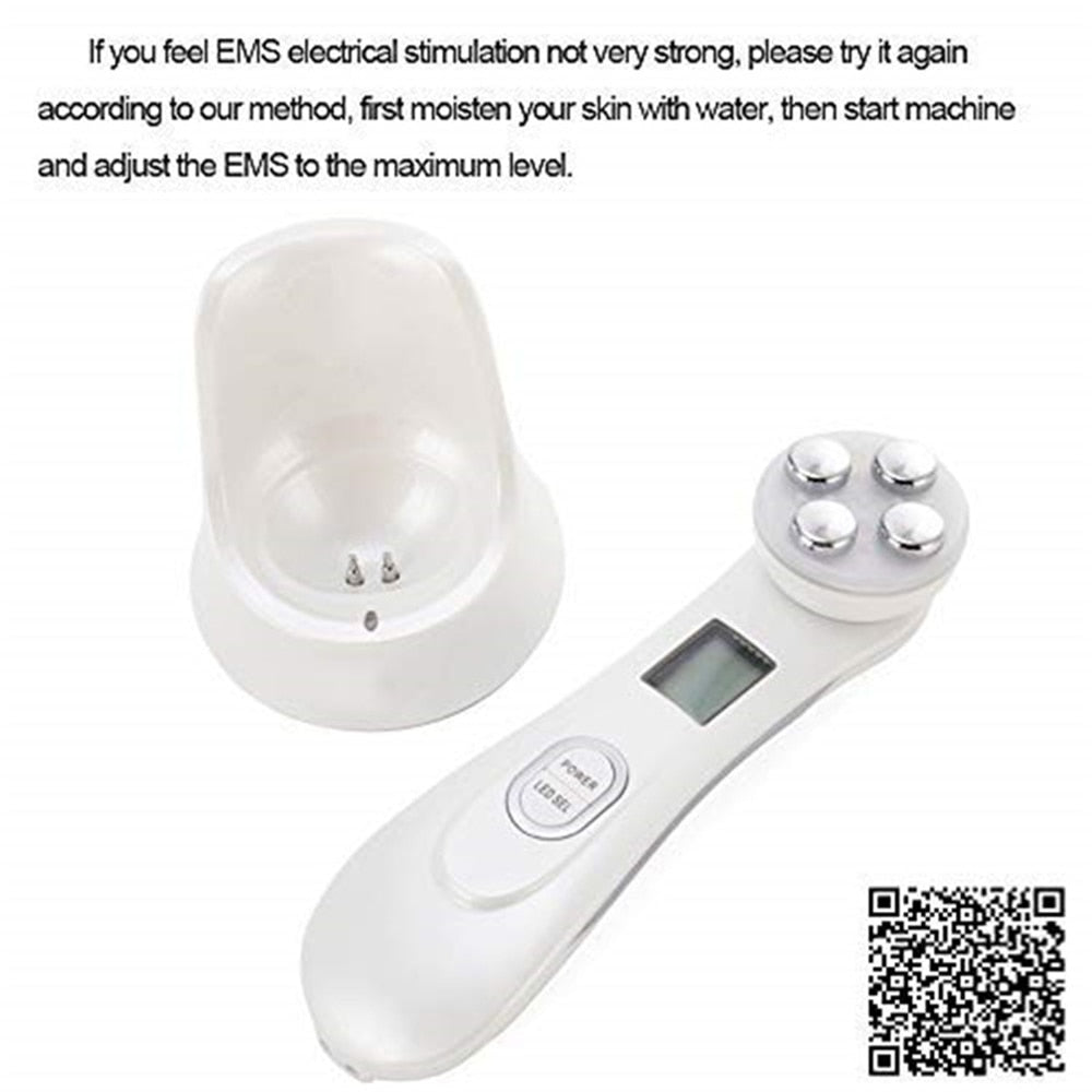 5 in 1 Mesotherapy Electroporation Radio Frequency Facial Device