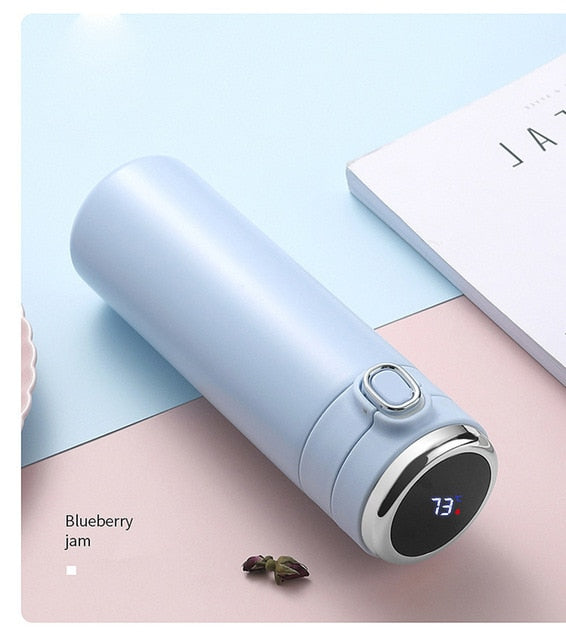 Stainless Steel Smart Temperature Display Thermos