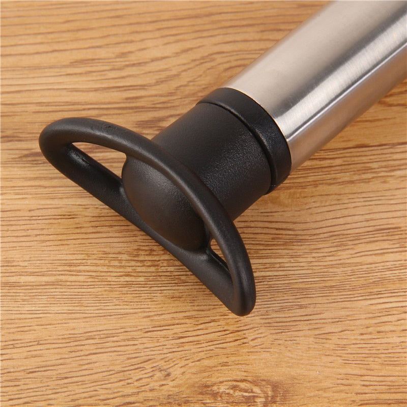 Wine Stopper Vacuum Pump w/Stoppers