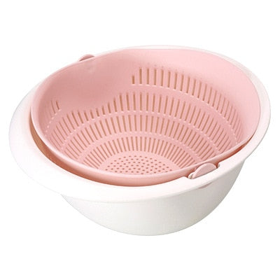 Double Drain Strainer Bowl