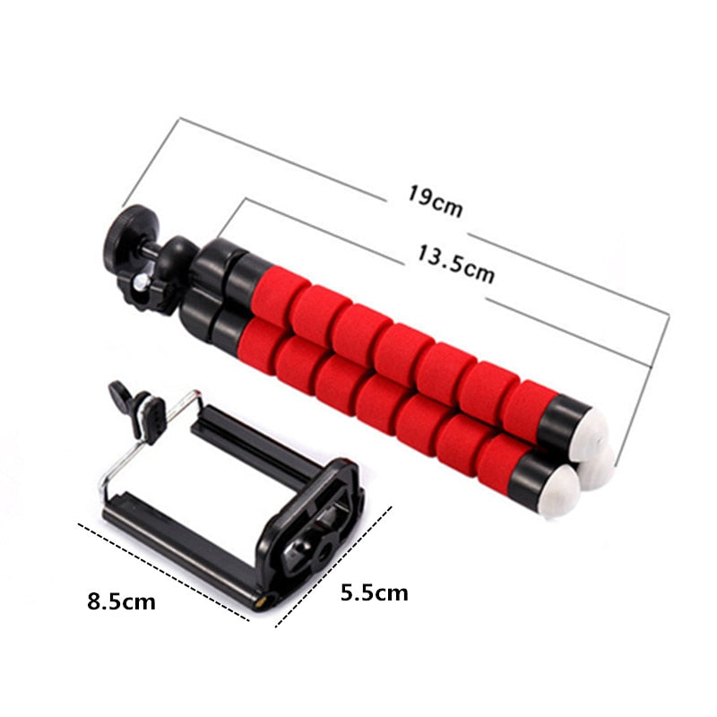 Phone Tripod Holder with Bluetooth Remote