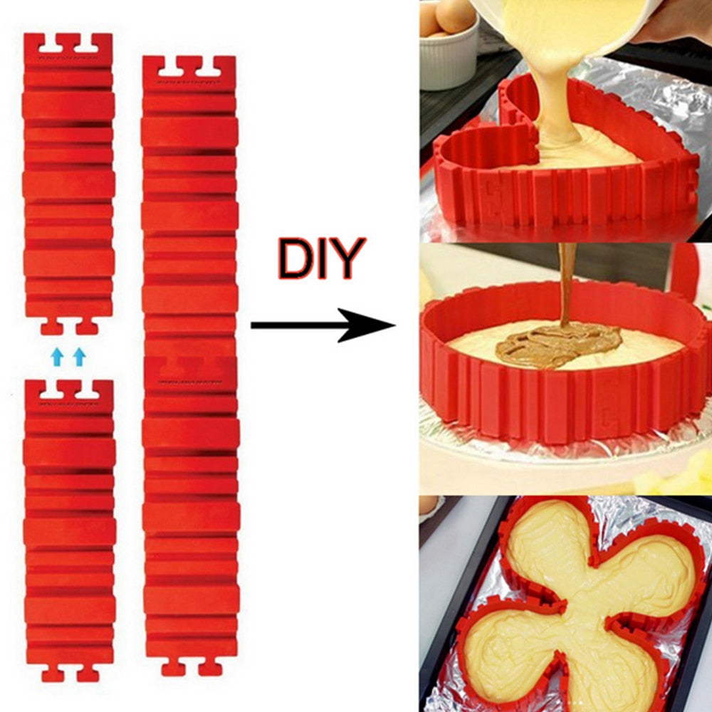 4 Piece Magic Cake Mold Set