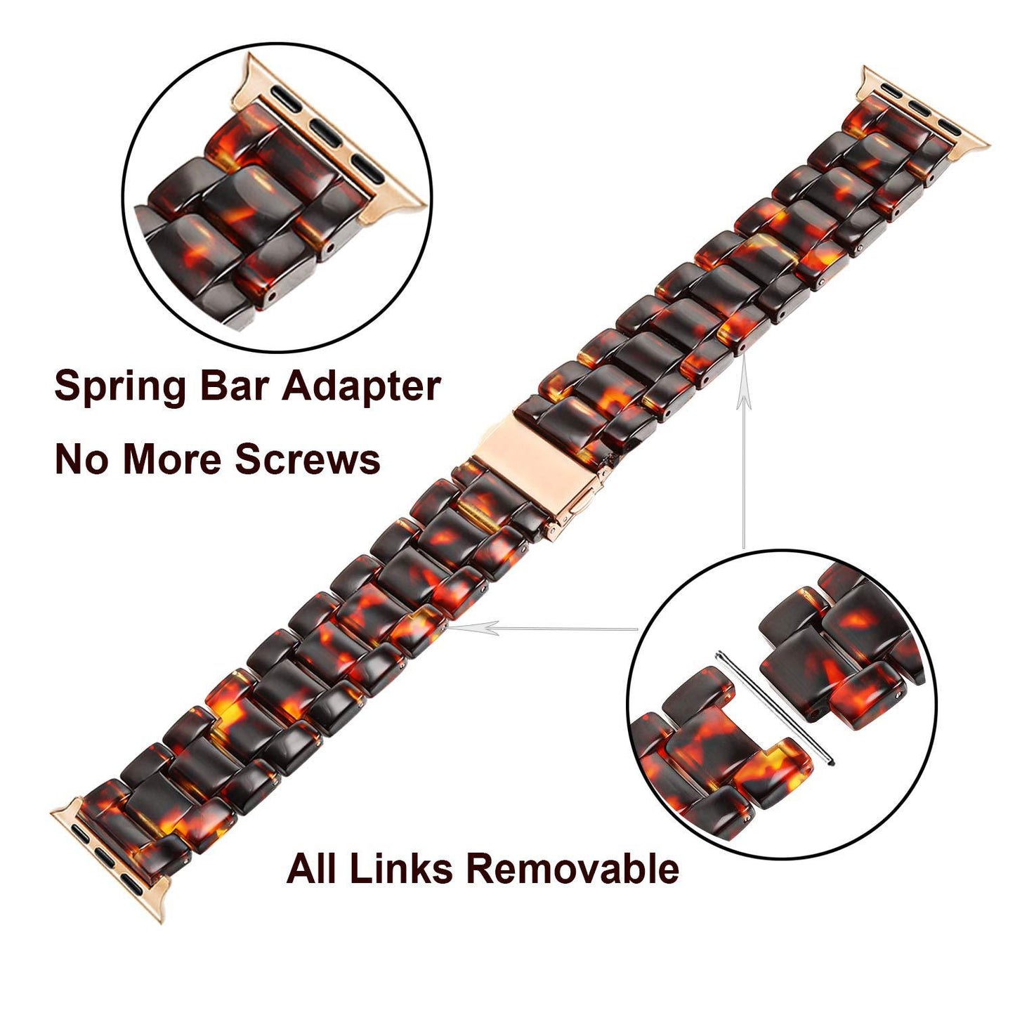 Resin Watch Band for Apple Watch